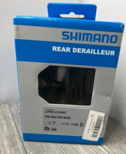 SHIMANO Deore Rear Derailleur RD-M6100-SGS 1x12s, Black - Picture 1 of 11