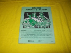 AD&D PERMANENT CHARACTER FOLDER AND ADVENTURE RECORD DUNGEONS & DRAGONS 9029 - 1 - Picture 1 of 1