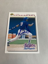 1992 Gastonia Rangers TERRELL LOWERY Signed Card autograph rc CUBS GIANTS RAYS