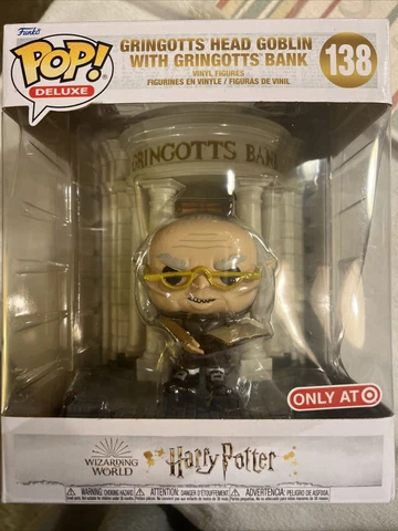 Funko Pop! Deluxe: Harry Potter - Gringotts Head Goblin with Gringotts Bank #138 Cover
