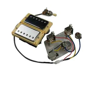 Guitar Humbucker Pickups Neck And Bridge 4C Wiring Harness Push-pull Single Cut - Picture 1 of 22