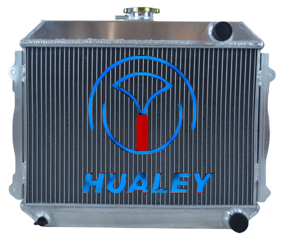 Radiador de aluminio de 3 filas para Toyota Corolla 1971 1972 1973 1974 1971-1974 Foto 1 de 4