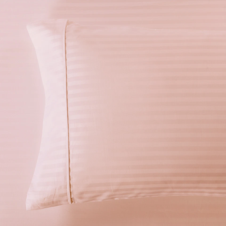 Amazing Comfort Pillowcases 300 Thread Count Striped Combed Cotton (Pair)  - Image 1 of 1