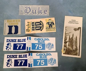 Pegatinas de mapa vintage de recuerdos de Duke - Imagen 1 de 15