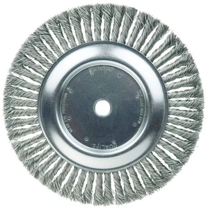 08878 Rueda de alambre con nudo de torsión de cable de 10", relleno de acero de 0,023", orificio de eje de 3/4", loco... - Imagen 1 de 3