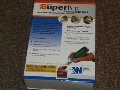 New Wizcom SuperPen Professional Handheld Scanner Store and Transfer - Image 1 of 3