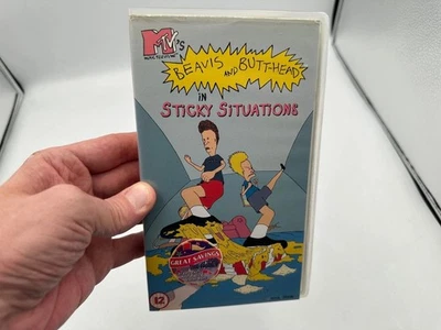 Beavis And Butthead Sticky Situations (VHS PAL 2000) Rare MTV - Image 1 of 4
