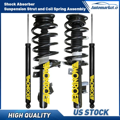 Puntales delanteros traseros con amortiguadores de resorte helicoidal para Mazda 5 2012 2013 2014 2,5 L Foto 1 de 4