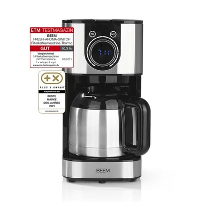 FRESH-AROMA-SWITCH Filterkaffeemaschine - Thermo | Edelstahl | 1 l Thermoskan... - Bild 1 von 4