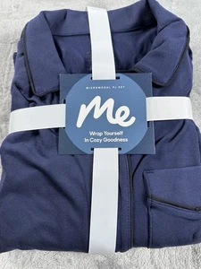 MeUndies Damen Modal Lang Pyjama Set GR. SMALL Marineblau 2-teilig Neu - Bild 1 von 7