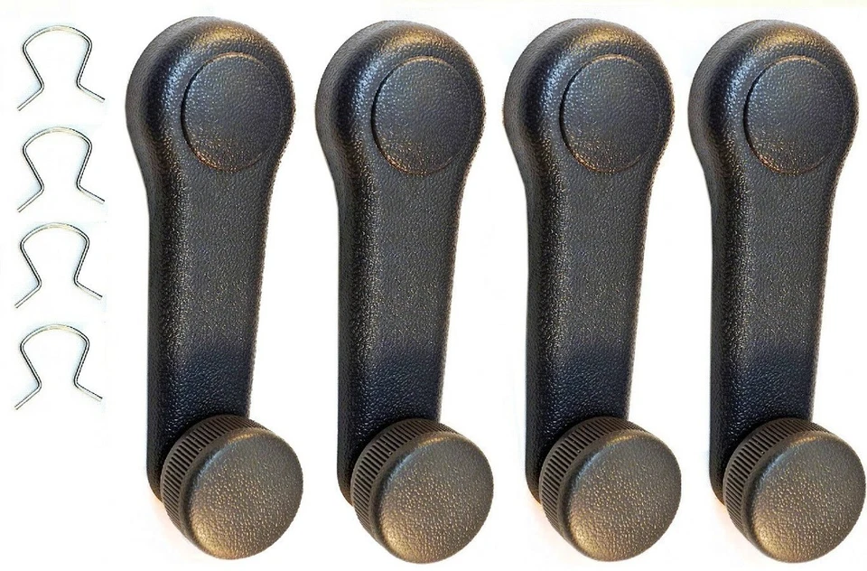 fits 1999 to 2001 Hyundai Sonata Window Crank Handle Left and Right Gray Foto 1 de 1