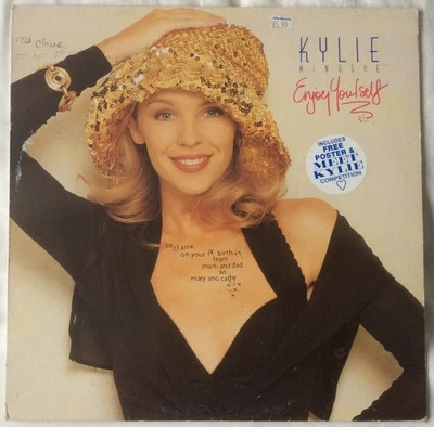 KYLIE MINOGUE ● ENJOY YOURSELF ● 1989 UK  VINYL LP ● HF9 ● VG+/VG ● NO POSTER - Image 1 of 4