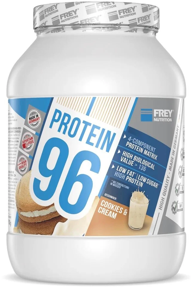 Frey Nutrition Protein 96, 750 g Dose, Cookies & Cream - Bild 1 von 1