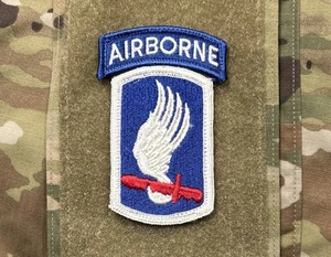 US Army 173rd Airborne Brigade Patch w/ Hook Full-Color ACU - Picture 1 of 2