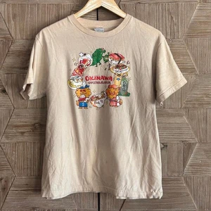 Camiseta Printstar Hombre/Mujer Beige Algodón Talla Mediana Okinawa - Imagen 1 de 6