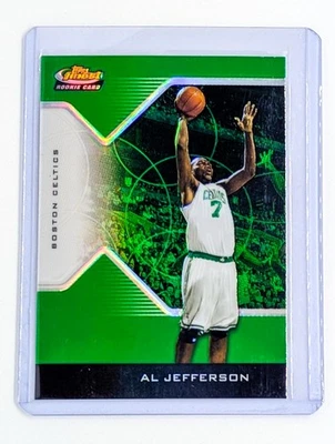 2004-05 Topps Finest Green Refractor #160 Al Jefferson /49 RC Color Match - Image 1 of 2