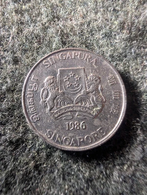 Singapur 20 centavos - 1986 Foto 1 de 2