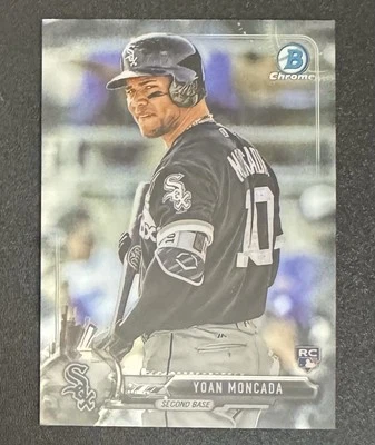 Yoan Moncada 2017 Bowman cromo novato variación de foto SP #50 Chicago White Sox Foto 1 de 2