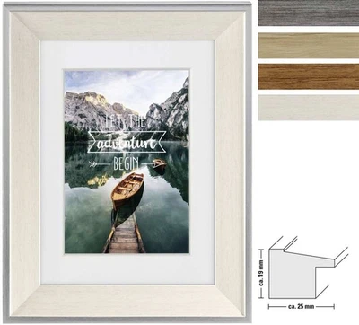 Kunststoffrahmen Sierra mit Passepartout - Bild 1 von 4