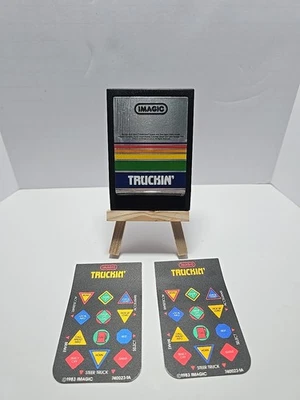 TRUCKIN w/ 2 Overlays (Intellivision 1983) Game Cartridge Imagic New (Other) - Image 1 of 4