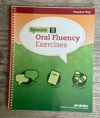 Abeka Spanish 1 Oral Fluency Exercises High School Foreign Lang Teacher Key Only - Image 1 of 2