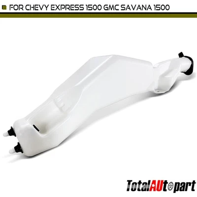 New Windshield Washer Reservoir with Cap for Chevy Express 1500 GMC Savana 1500 - Image 1 of 4
