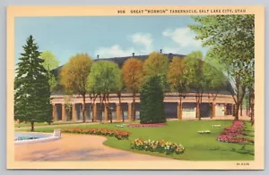 Postal del Gran Tabernáculo Mormón en Salt Lake City Utah - Imagen 1 de 2