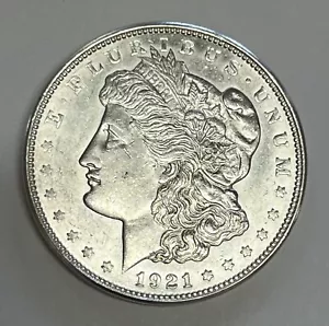 1921-D Morgan Dollar Variety VAM-1D (4A) Die Break Denticles Uncirculated Detail - Picture 1 of 5