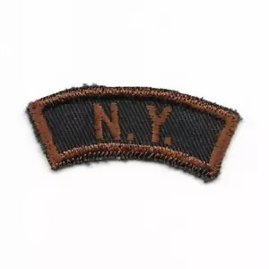 New York N.Y. 1947-1953 GBS Striscia di Stato Verde e Marrone Boy Scouts BSA CG - Foto 1 di 2