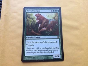 Misprint Terra Stomper PARTIALLY GLUED COMING APART MTG Magic Card - Picture 1 of 4