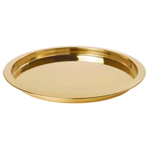 New GOLD IKEA GLATTIS Tray Protective Edge Brass Colour Luxury Tray 38 cm - Picture 1 of 4