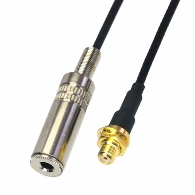 3.5mm TRS F to microdot female cable for Wireless Audio Aux Transmitter Receiver - Image 1 of 4