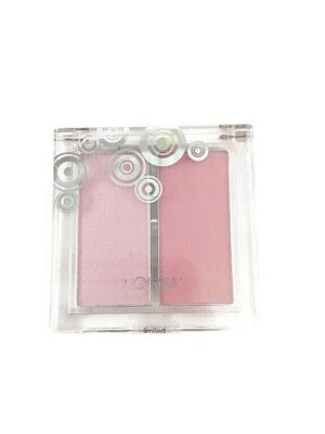 LOREAL Blush Delice BLUSH HIGHLIGHTER DUO ~ PINK DARLING #110 ~ NEW  - Image 1 of 4