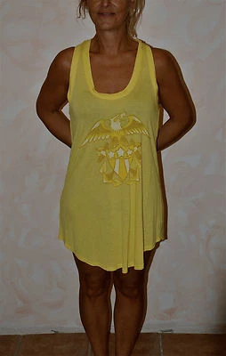 Pretty Yellow Dress CHRISTIAN AUDIGIER Eagle Shield Size XS ** NEW TAG ** - Image 1 of 2