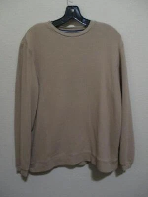 Sudadera de manga larga beige liso talla mediana de Austin Clothing Co. para hombre Foto 1 de 3
