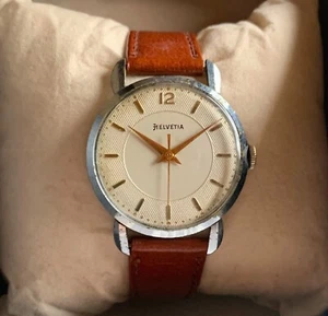 Helvetia 17 Jewel Swiss Watch, Vintage, 1950s, Excellent Working Condition - Picture 1 of 7