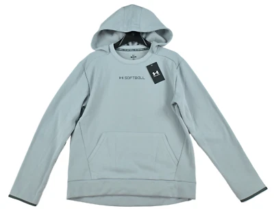 Under Armour Hoodie Women’s M Softball Fleece Pullover Hooded Sweatshirt NWT - Image 1 of 4