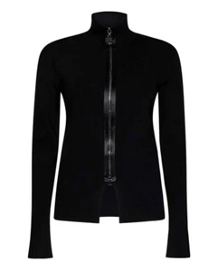 Tom Ford Womens Silk Cardigan In Black - Picture 1 of 10