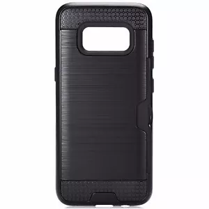 Schwarz Gebürstete Oberfläche Cover Case Schutz für Samsung Galaxy S8 - Bild 1 von 5