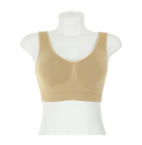 SPANX L40510 Womens Beige/Black Breast of Both Worlds Reversible Bra Size L - Picture 1 of 3