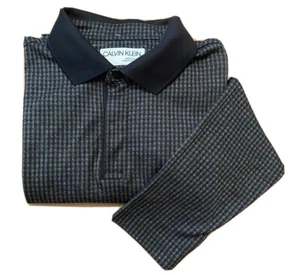 👕Calvin Klein S Elegant Long Sleeve Polo Shirt Men’s 100% Cotton SO1 - Picture 1 of 9