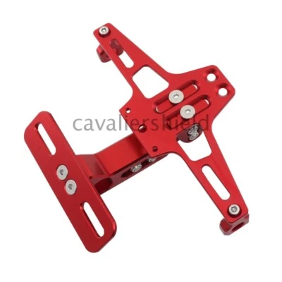 Motorcycle Red Aluminum License Plate Holder Bracket Fender Eliminator For Honda - Image 1 of 4