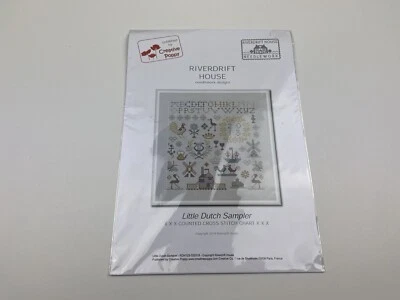 Barbara Ana Designs Little Dutch Sampler Cross Stitch Pattern Riverdrift House - Image 1 of 3