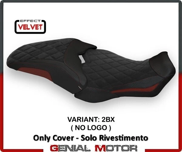 Rivestimento sella Olimpia Velvet Bordeaux (BX)T.I. HONDA CB 1000 R 2018 > 2021 - Изображение 1 из 2