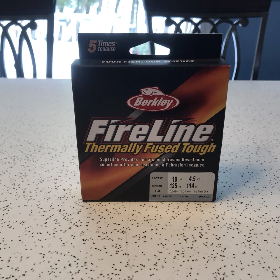 Berkley Fireline Fused Crystal 125yds 10lb White    Brand New Sealed - Изображение 1 из 4
