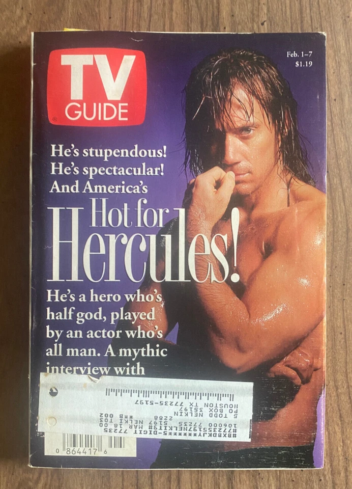 TV Guide Magazine February 1st 1997 Hercules Kevin Sorbo - Image 1 of 1