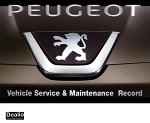 PEUGEOT SERVICE BOOK STAMPED ALL MODELS 107 108 208 308 2008 3008 5008 PARTNER - Picture 1 of 5