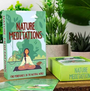 Geschenk Republik Natur Meditation Zen Wohlbefinden Friedensbejahungen Gesundheitskarten - Bild 1 von 2