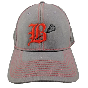 Lacross Emblem CAP/MÜTZE 39THIRTY Stretch Fit M-L grau mit roten Nähten New Era - Bild 1 von 7