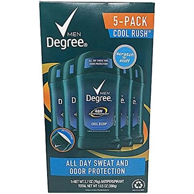 Degree Men Dry Protection Anti-Perspirant, Cool Rush (2.7 oz, 5 pk.) - Image 1 of 4